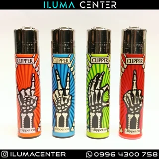 فندک کلیپر مدل SKELETON FINGERS مجموعه ۴ عددی