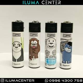فندک کلیپر مدل BEARS مجموعه ۴ عددی